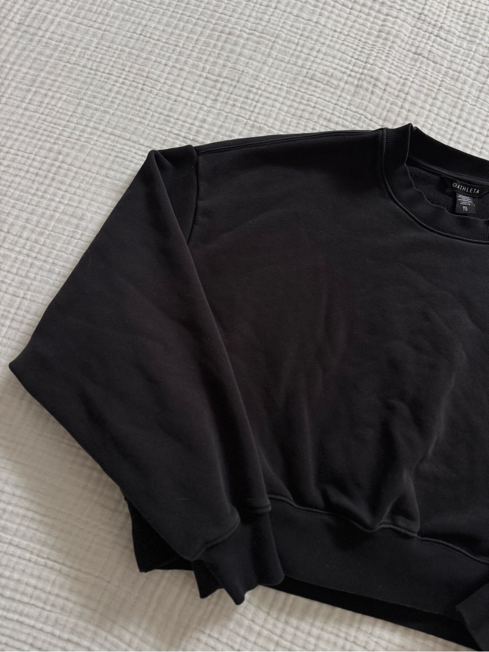 Athleta Forever Fleece Relaxed Crew size XL - Picture 3 of 4